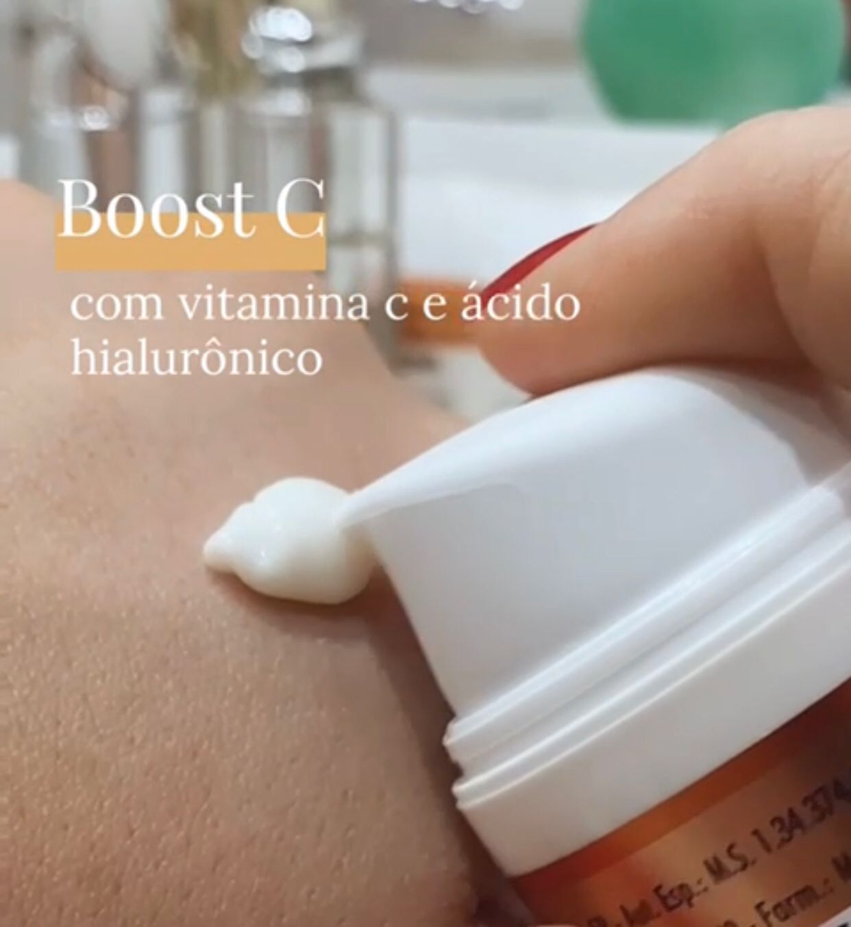 Boost C - Creme Hidratante Premium com efeito Aveludado 