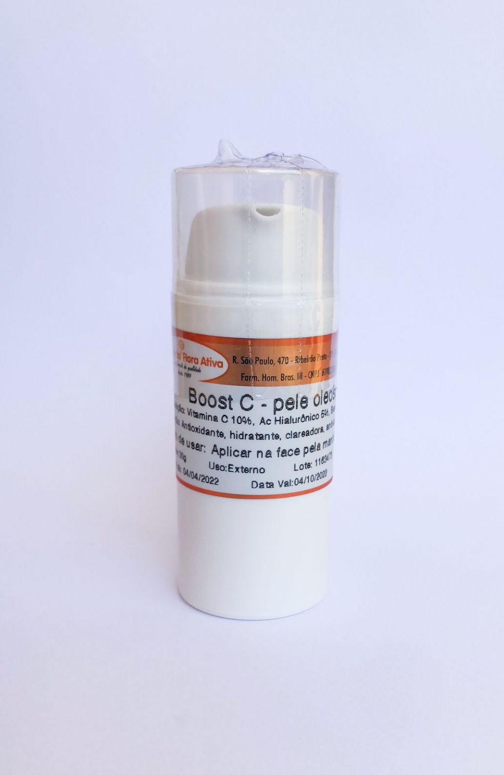 Boost C Pele Oleosa - Creme Hidratante Premium com efeito Aveludado