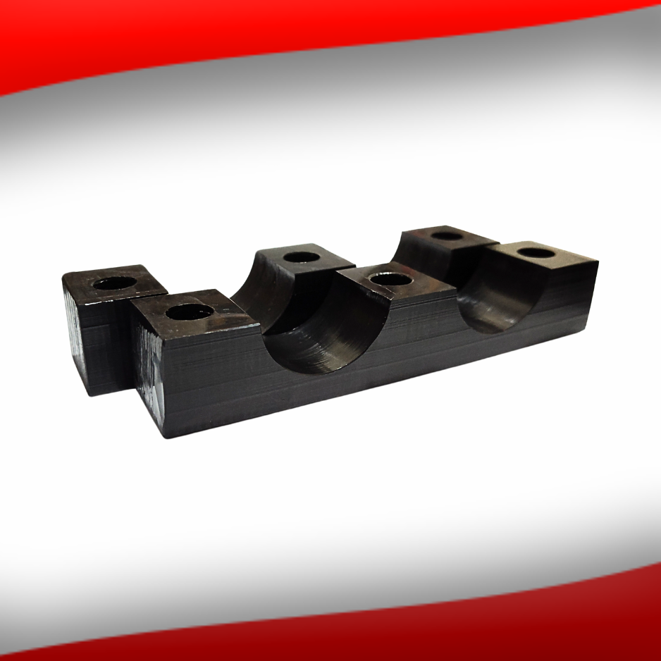 Abraadeira Dupla pesada tres parafuso 38/38mm - CB01478377