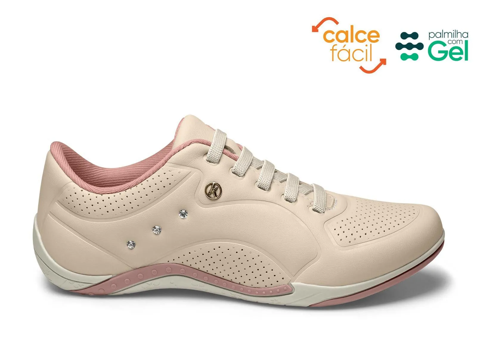 T�nis Kolosh Casual Feminino - Nude C1286A