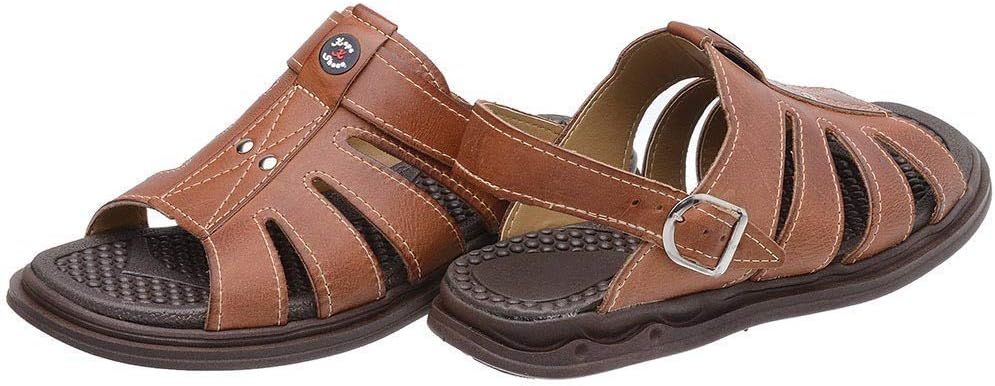 Sand�lia Chinelo Masculino Couro Leg�timo Anti-stress