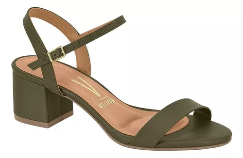 Sandalia Feminina Salto Baixo Bloco Vizzano 6291.900
