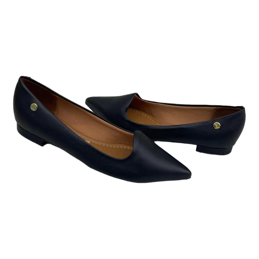 Sapatilha Vizzano Sapato Casual Bico Fino cod.1206.261.7286 Feminino - Preto