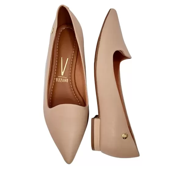 Sapatilha Vizzano Sapato Casual Bico Fino cod.1206.261.7286 Feminino - Bege
