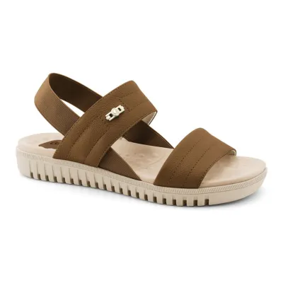 SAND�LIA PAPETE COURO COMFORTFLEX WHISKY 2345403