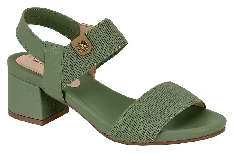 Sand�lia de Salto Bloco Feminina Modare Verde Salvia 7187.100