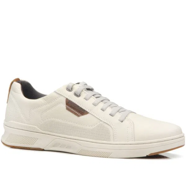 SAPAT�NIS PEGADA MASCULINO EM COURO 110602