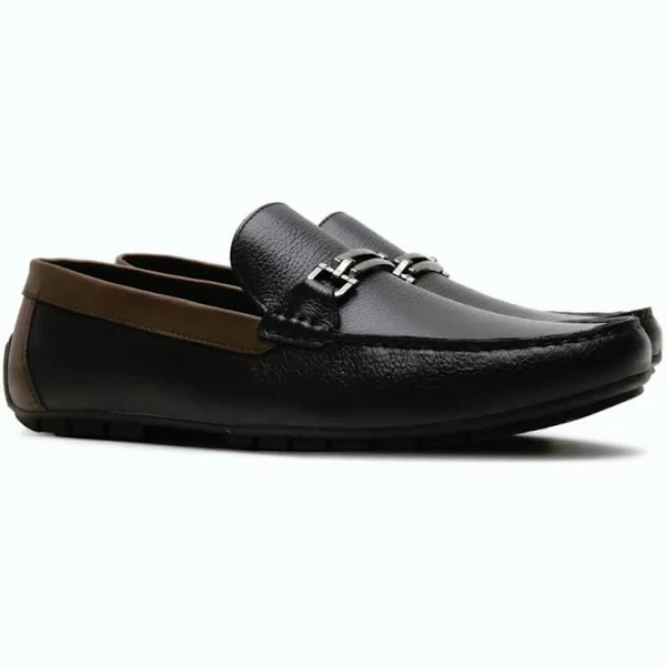 MOCASSIM MASCULINO FREEWAY ROMA003 3539 PRETO/ MARRON