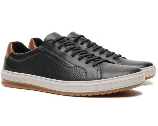 SAPAT�NIS MASCULINO FREEWAY LINK01 3981 COURO PRETO