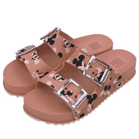 Chinelo pepete Feminino Grendene Zaxy Joy Mickey 18262