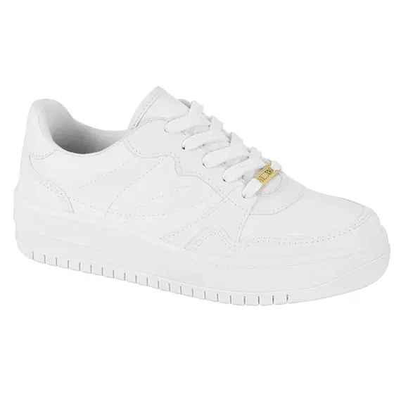 T�nis Vizzano Feminino Casual Branco Flatform 1389.101 VZ 17.01
