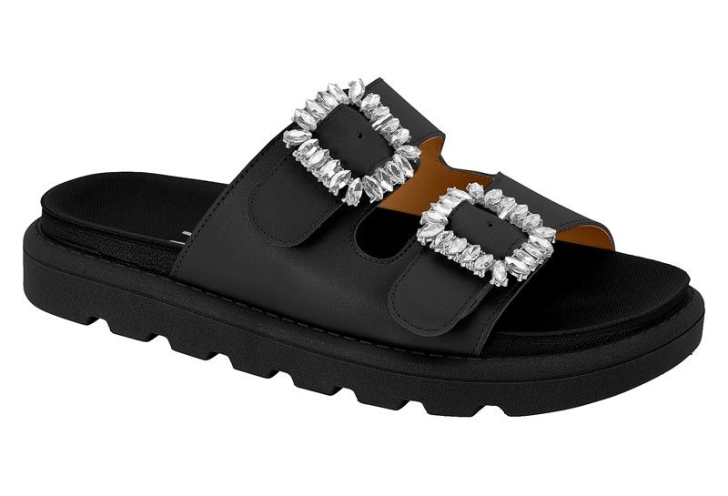 Chinelo Slide Vizzano Preto 6510.106