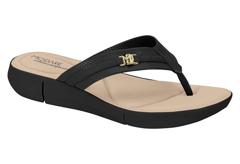 SANDALIA MODARE PRETA 7199-104 DEDO