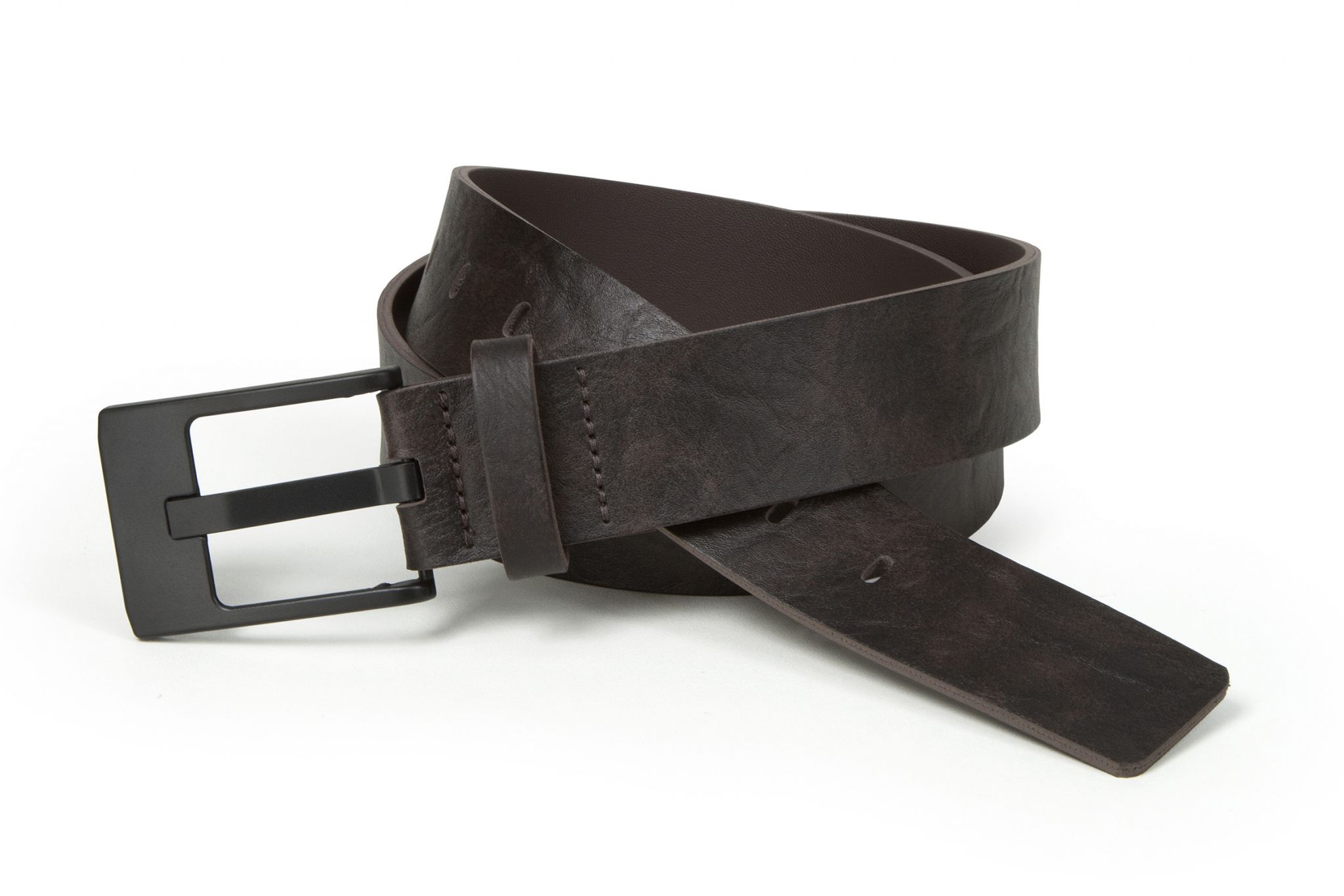 Cinto Maculino - Corino Cores Preto/Caf�