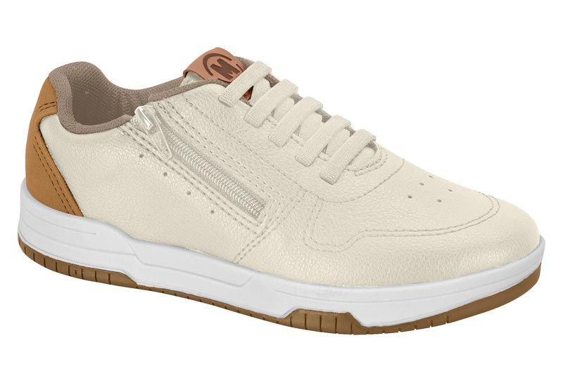 T�nis Molekinho Cod. 2852.102 Branco Off/Caramelo