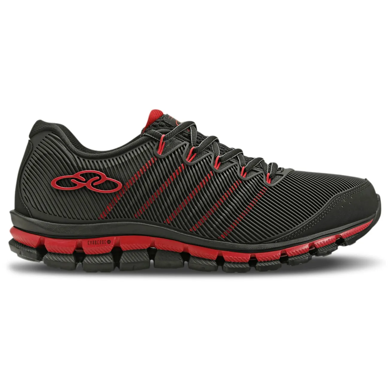 T�nis Olympikus Dynamic Preto/Vermelho