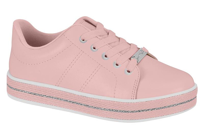T�nis Molekinha Cod. 2520.320 Rosa/Prata