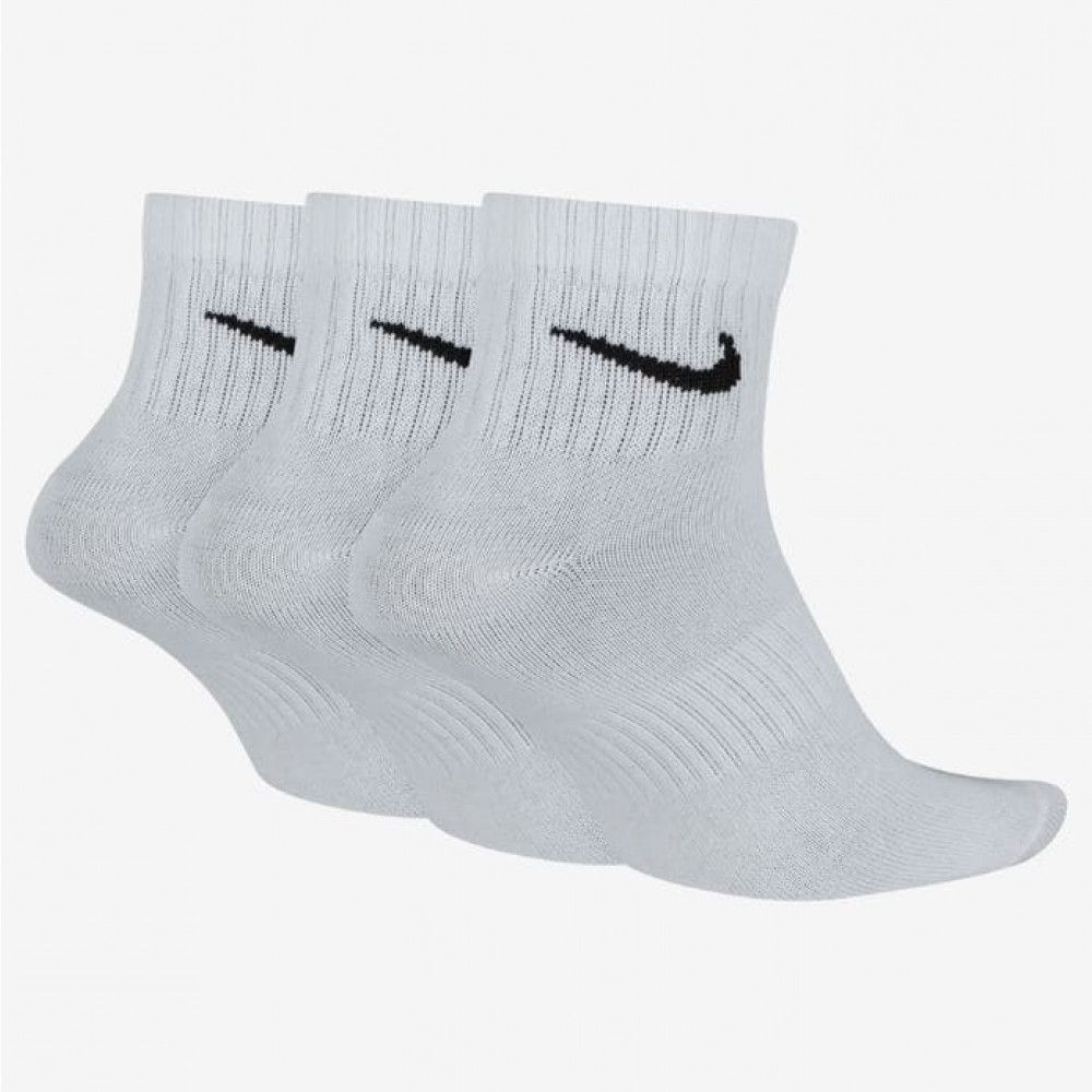 MEIA NIKE EVERYDAY LIGHTWEIGHT ANKLE 3 PARES BRANCA 280678