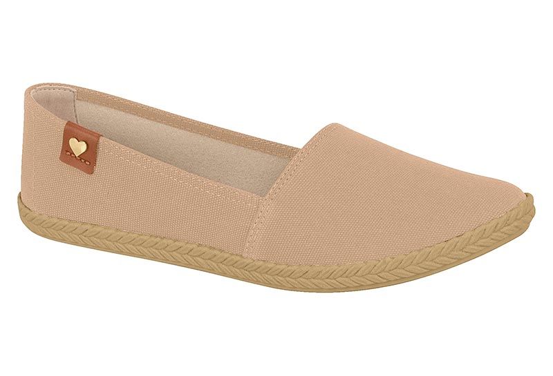 Moleca Sapatilha Lona Sider 5287.210 Nude