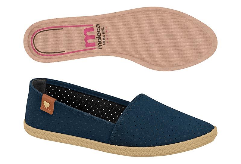 Moleca Sapatilha Lona Sider 5287.210 Marinho