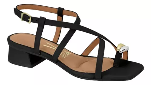 Sandalia Feminina Vizzano 6454.123 Preta
