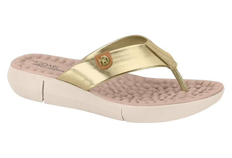 Tamanco Modare 7142.106 Feminino - Dourado