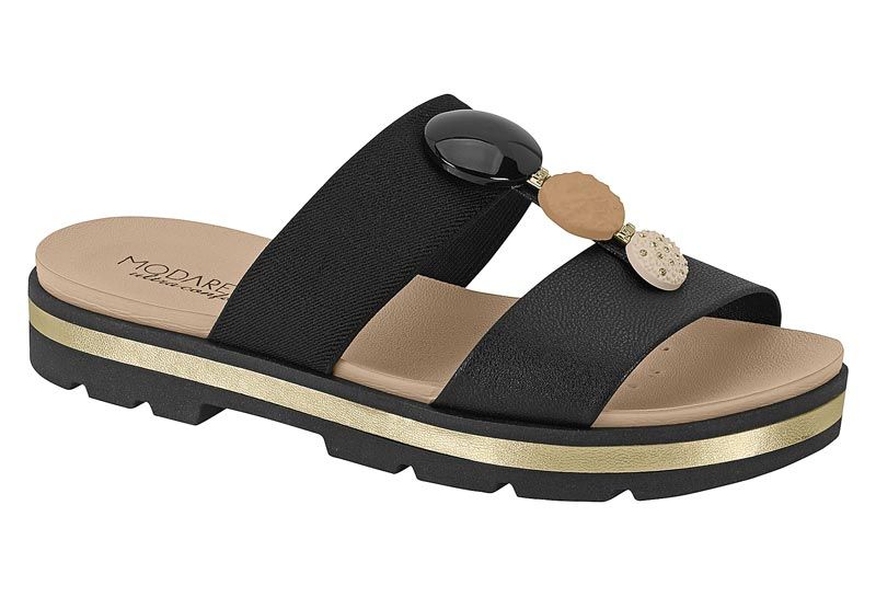 Tamanco Modare Ultraconforto 7132.138 Feminino Preto