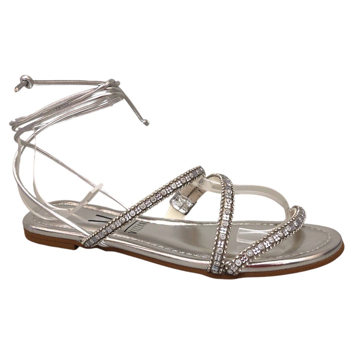 Sand�lia Vizzano 6371.187 - Prata/ Branco Off