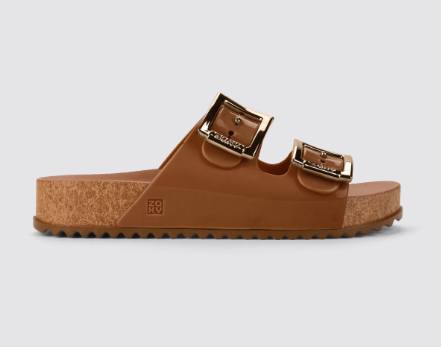 Chinelo Slide Partner III Zaxy Caramelo