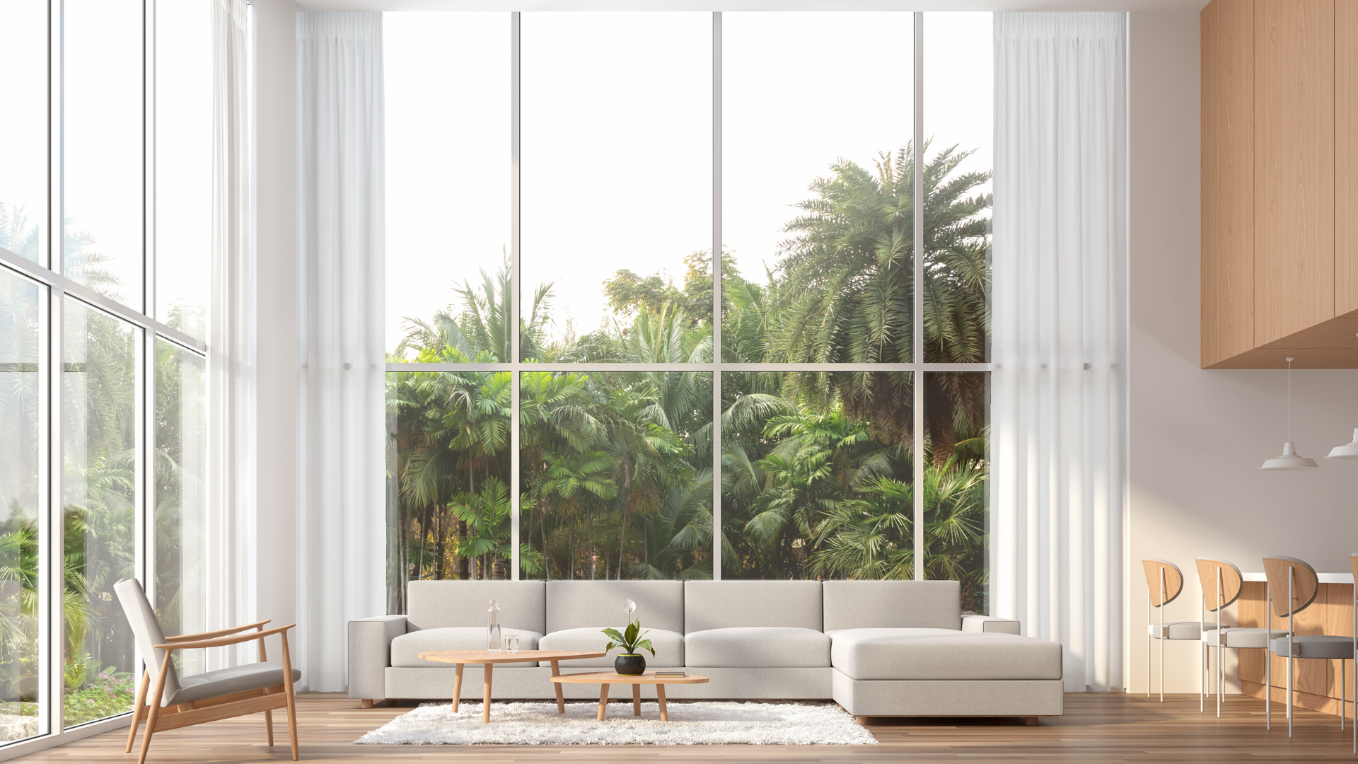 sala de estar esquadrias em pvc