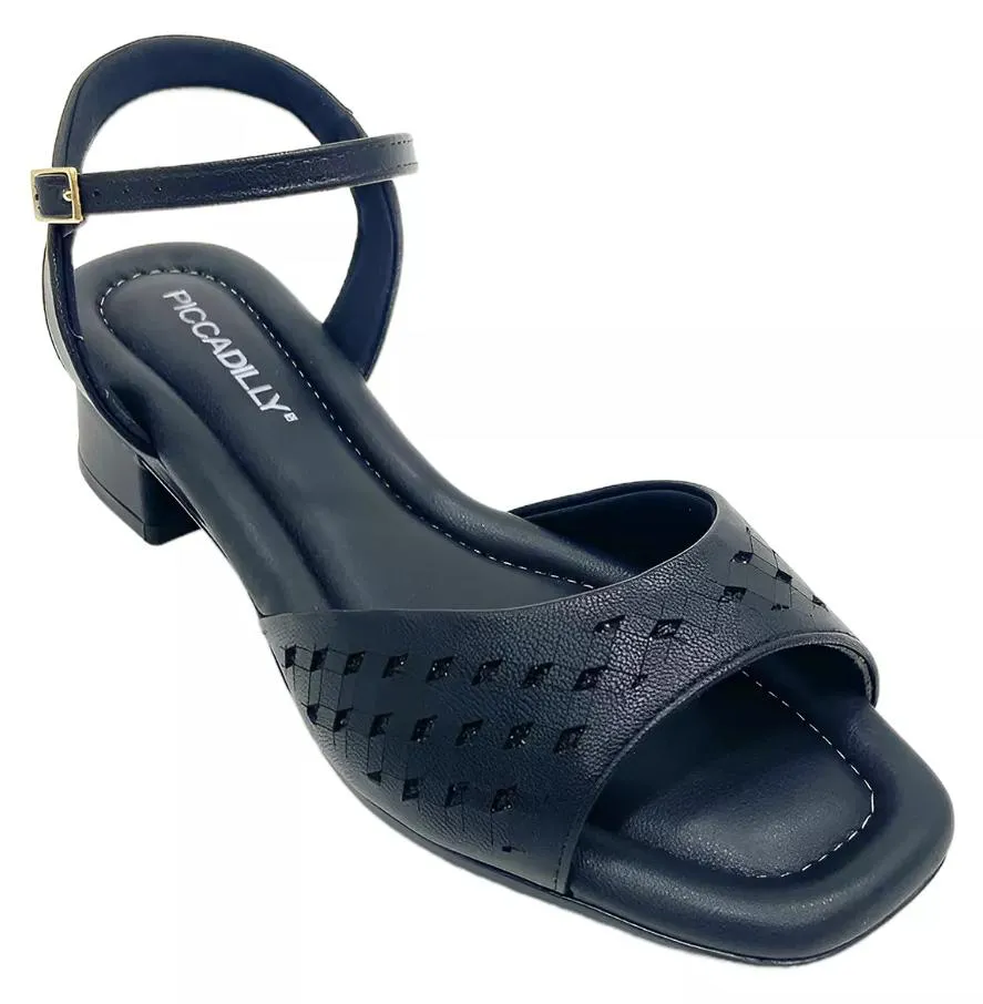 Sand�lia Piccadilly 475016 Feminina - Preta