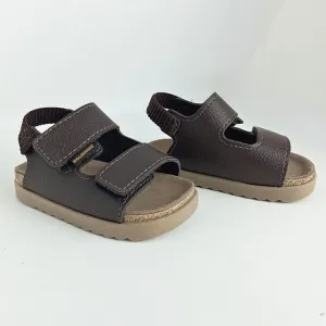 Sand�lia Papete Baby Menino Molekinho Vermont 2636.103 - Caf�