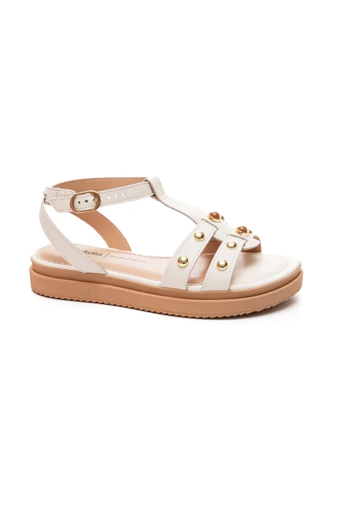 Sand�lia Dakota Flatform Feminina Detalhes Metalizados Y7636-03 