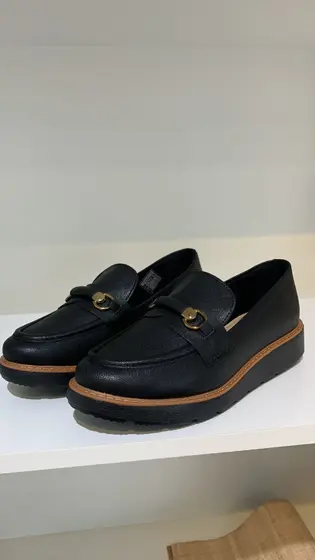 Mocassim Napa Floather Nature Modare 7400.103 - Preto