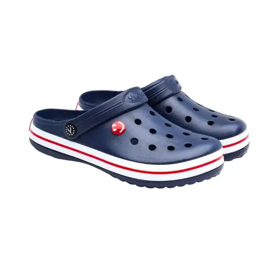 Kemo Babuche Iate Sand�lia Faixa Branca Original - Azul