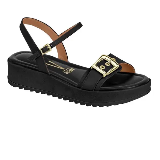 SANDALIA VIZZANO PAPETE PLATAFORMA 6492.322 - Preto
