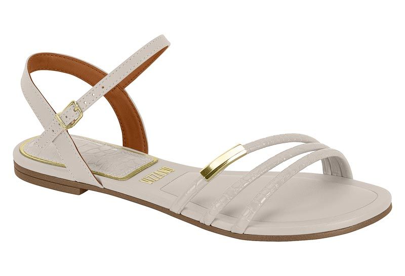 Sandalia Rasteira Vizzano 6528.100 - Cinza