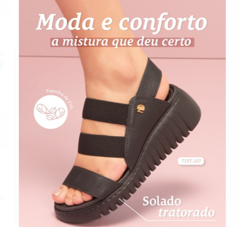 Sandalia Modare 7197.107 - Preta