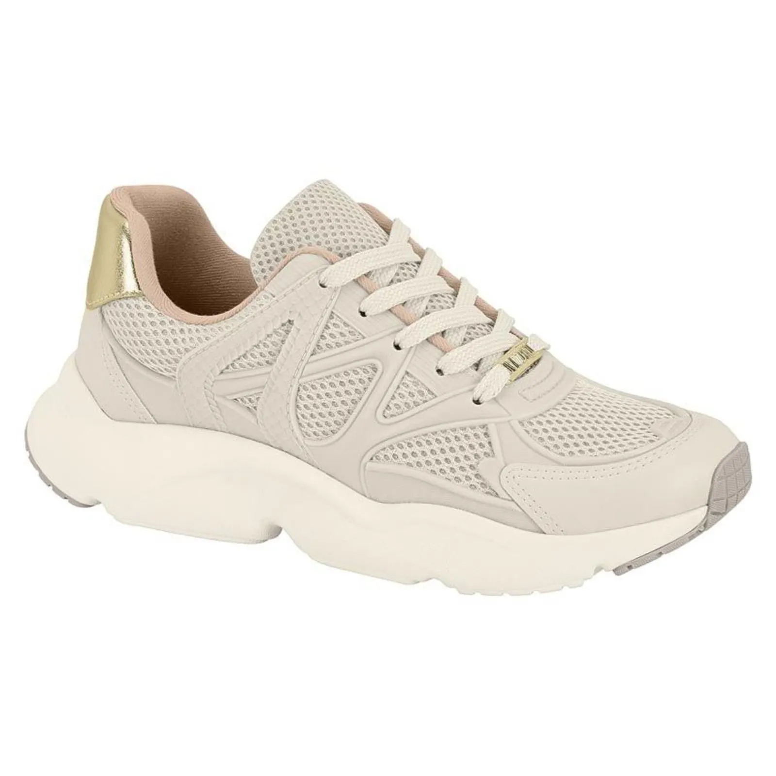 T�nis Feminino Flatform Vizzano 1440.107 Branco Off