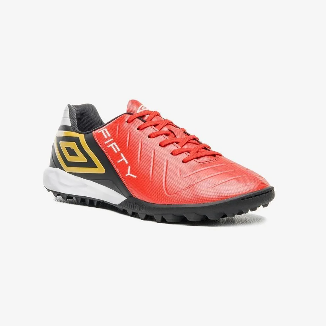 Chuteira Society Umbro Fifty VI - Vermelho