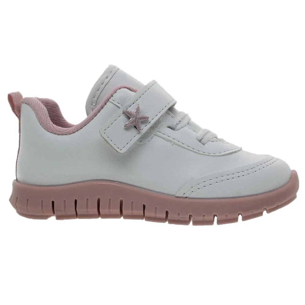 T�nis Casual Infantil Menina Molekinha 2736.104 Branco