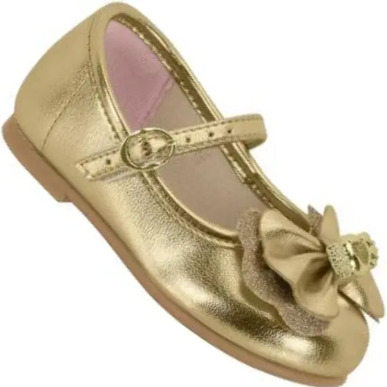 Sapatilha Infantil Molekinha 2106.1062 - Dourado