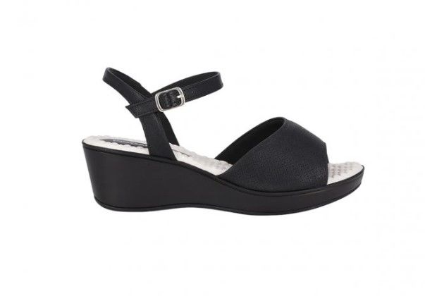 Sand�lia Anabela Feminino Piccadilly 540371 Preto