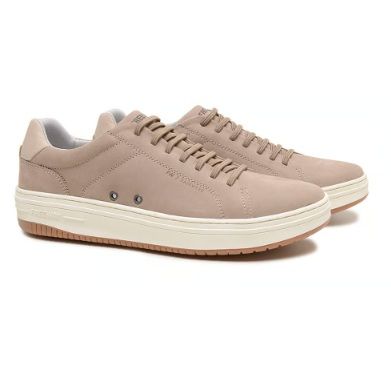 T�nis Masculino Freeway Evo05 1097 Couro - Taupe