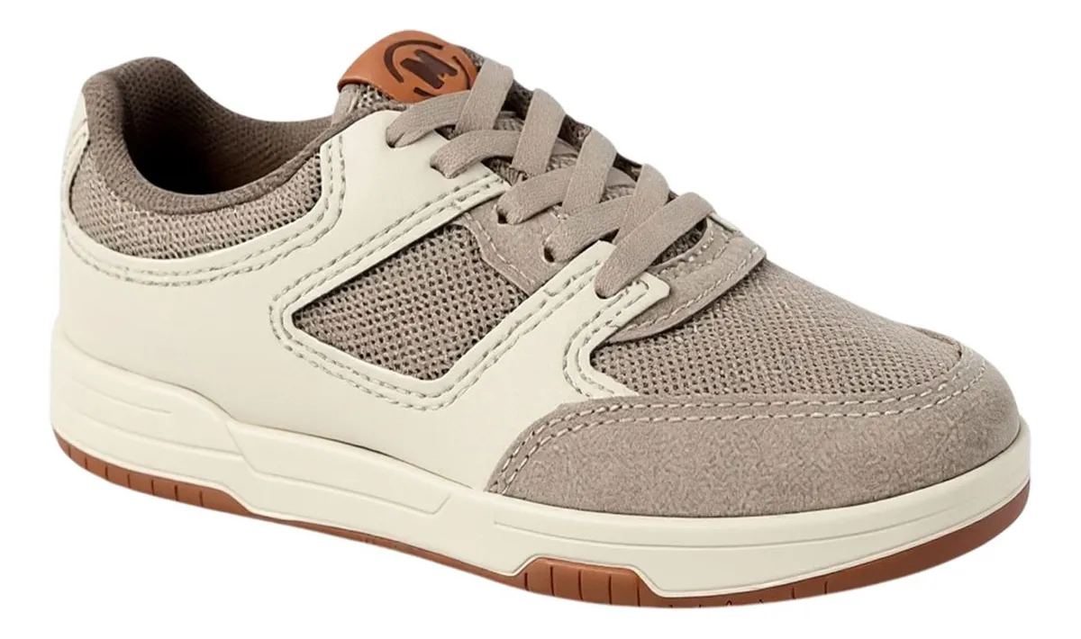 T�nis Infantil Com Cadar�o Molekinho 2852.117 - Areia