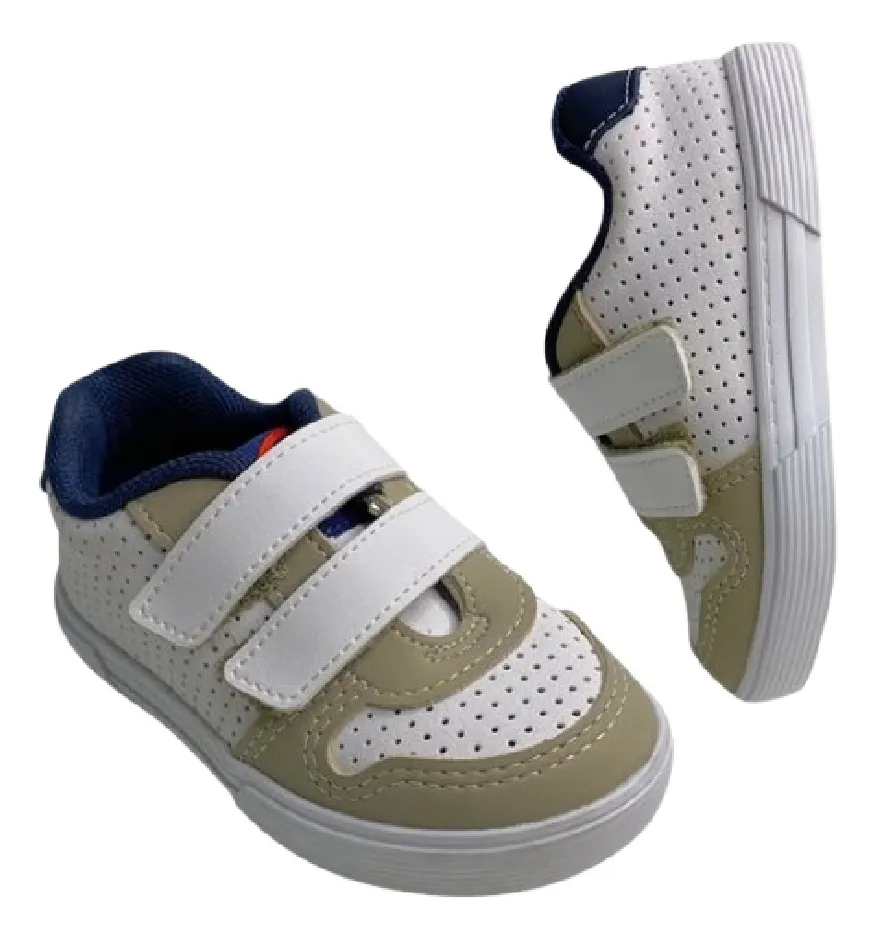 T�nis Molekinho Napa Flot Ru Neo 2136.173 - Branco/ Areia