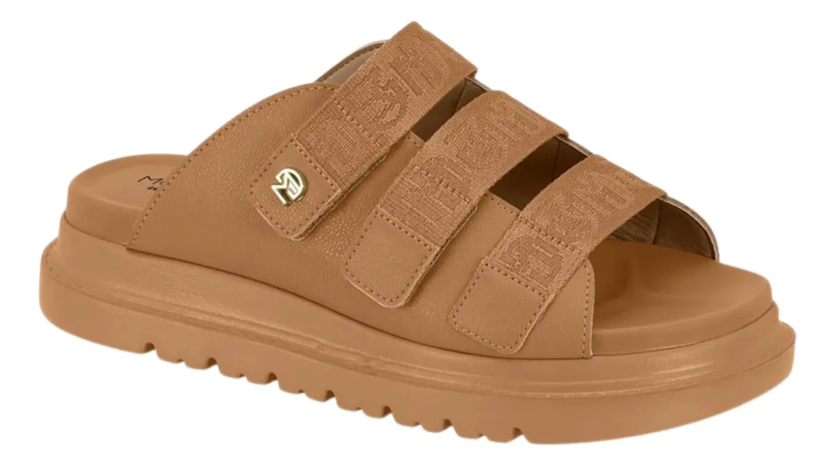 Sand�lia Papete Feminina Modare Conforto 7200.112 - Camel