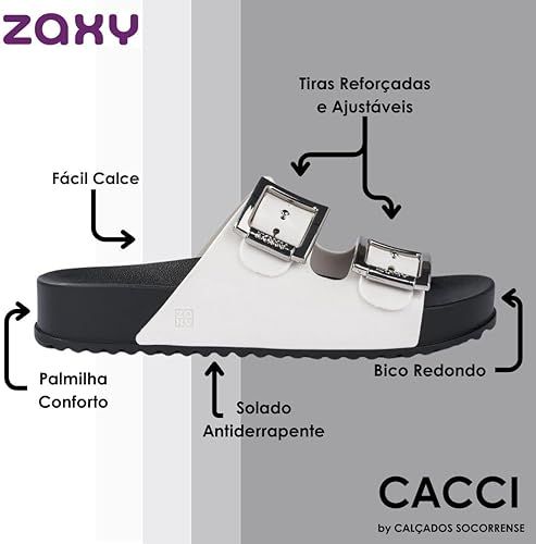 Zaxy Partner III cor 90042 - Preto/ Branco