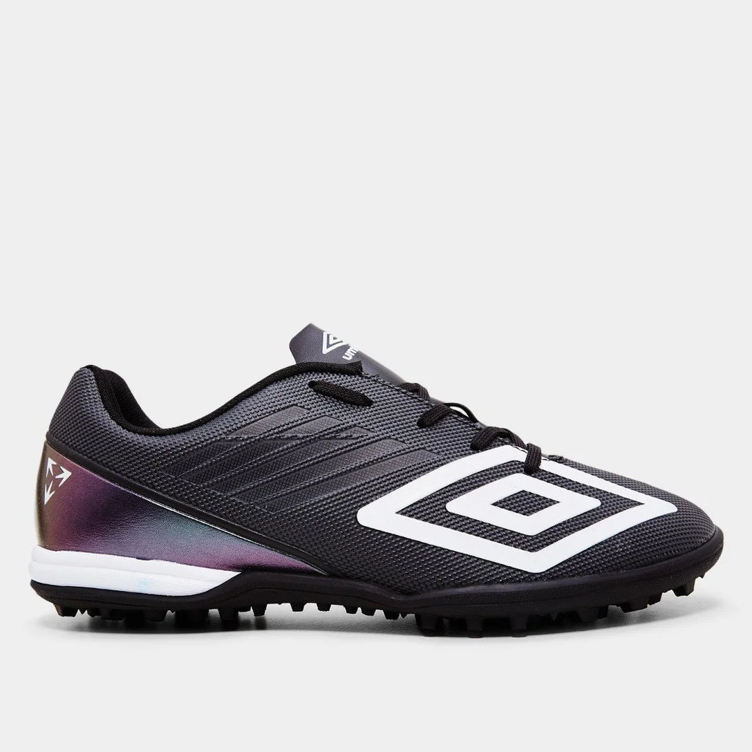 Chuteira Society Umbro Velocita Decimo Club Unissex - Preto/ Branco