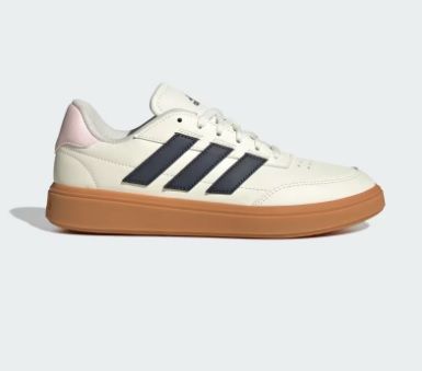 T�nis Adidas Courtblock Unissex Casual - Creme